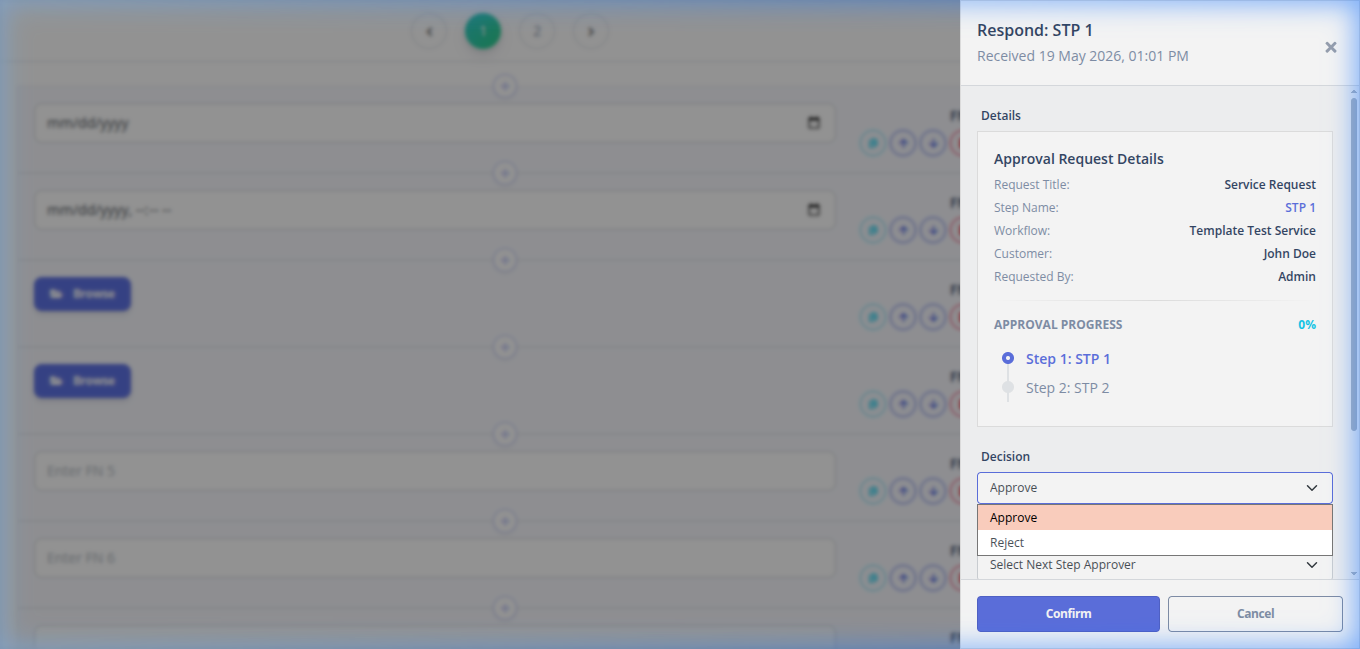 Decision Response Panel
